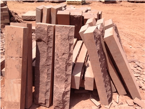 Red Sandstone,Burgundy Sandstone,Red Rocked Surface Sandstone,Red Split Surface Mushroom Sandstone