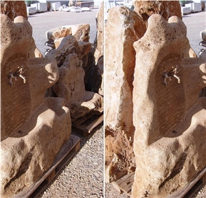 Natural Stone Rock Garden Fountain