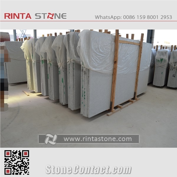 G603 G3503 Granite Slabs Tiles New Bianco Gamma, Bianco Crystal White Royal Light Grey Padang Sesame Cheaper Gray Stone Ice Impala Silverv Bella