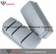 Diamond Abrasive Metal Bond Fickert 140mm 170mm for Granite Automatic Grinding Polishing Machine