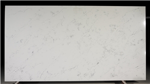 Carrara Marble Look Quartz Stone Slab for Kitchen and Vanity Carrara Marble Look Quartz Stone Slab for Kitchen and Vanity