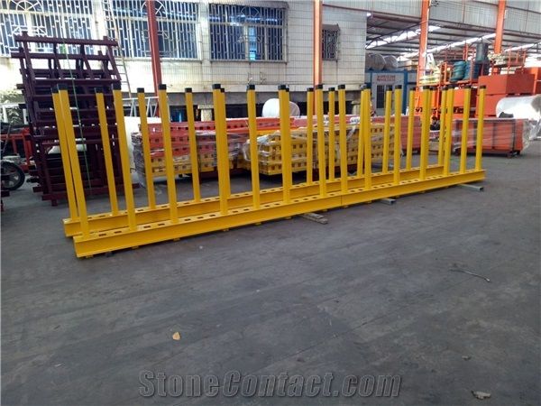 China Hot Sale Granite Marble Quartz Stone Slab Storage Display Steel Rack