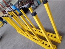 China Hot Sale Granite Marble Quartz Stone Slab Storage Display Steel Rack
