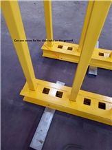 China Hot Sale Granite Marble Quartz Stone Slab Storage Display Steel Rack