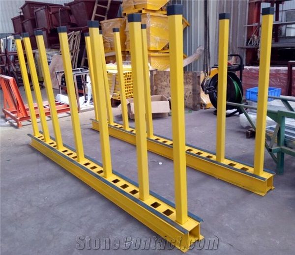 China Hot Sale Granite Marble Quartz Stone Slab Storage Display Steel Rack