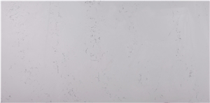 Engineered/Artificial Quartz Stone Super White Marble Look Solid Surface Polished Slab