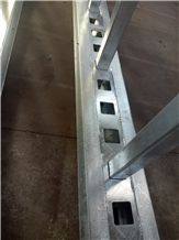 Granite Marble Quartz Stone Bundle Slab Rack the Strongest Galvanized Rack
