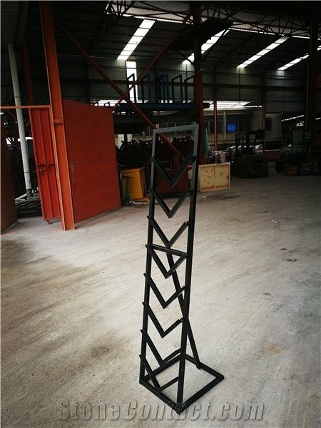 Granite Marble Quartz Stone Tile Samples Display Rack