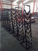 Granite Marble Quartz Stone Tile Samples Display Rack