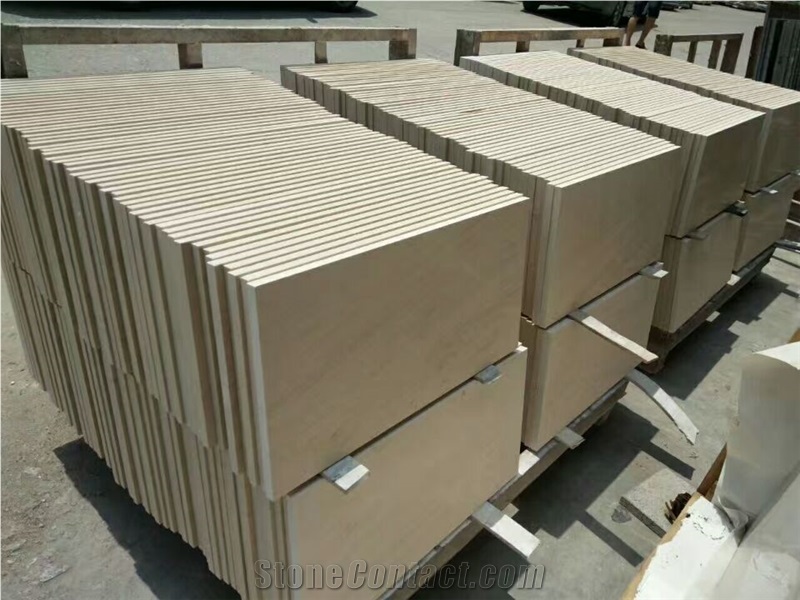 Moca Cream Limestone Slabs & Tiles, Portugal Beige Limestone