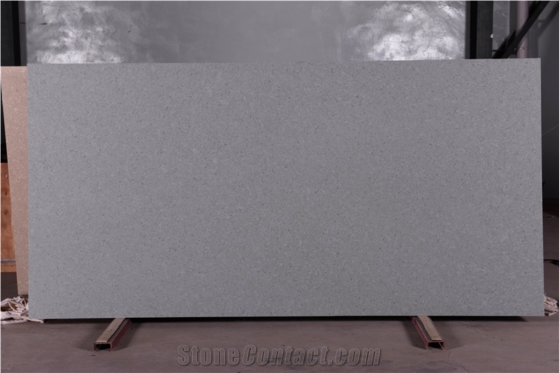 Polished Marble Look Grey Artificial Quartz Stone Slab,Engineered Stone Wall Covering,Slabs for Kitchen Countertop,Bathroom Vanity Top