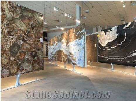 Showroom Granite / Quartz / Marble Stone Slabs Display Rack