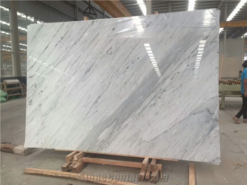 Statuario White Marble Stone Slab & Tiles