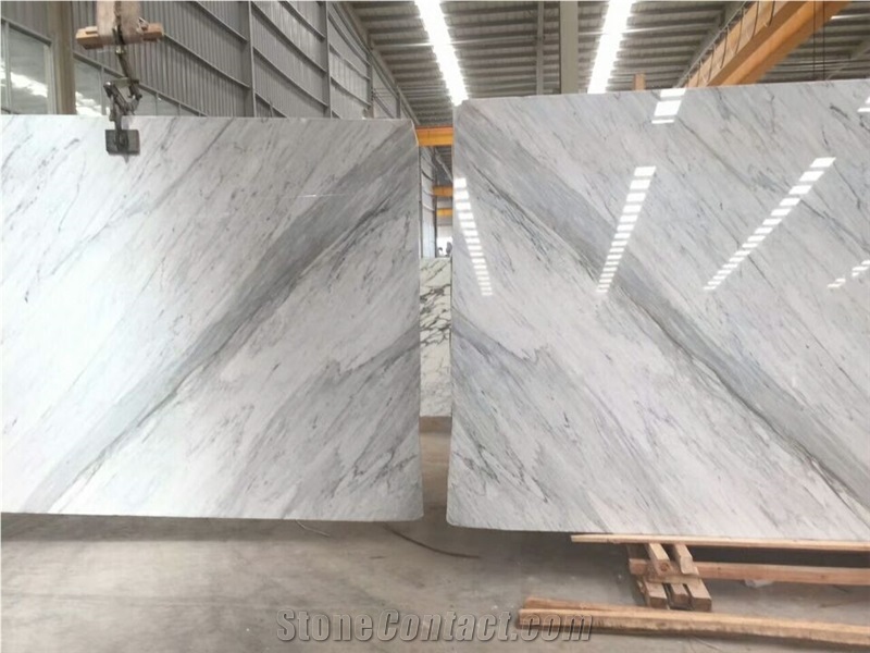 Statuario White Marble Stone Slab & Tiles