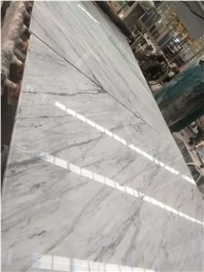 Statuario White Marble Stone Slab & Tiles