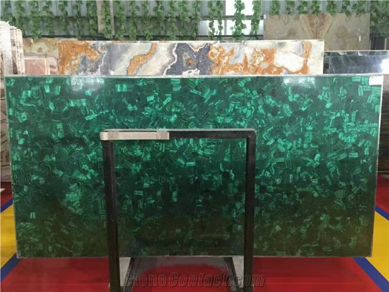 Verde Malachite Semi-Precious Stone Slab
