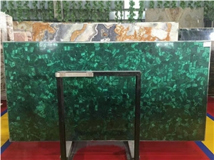 Verde Malachite Semi-Precious Stone Slab Verde Malachite Semi-Precious Stone Slab