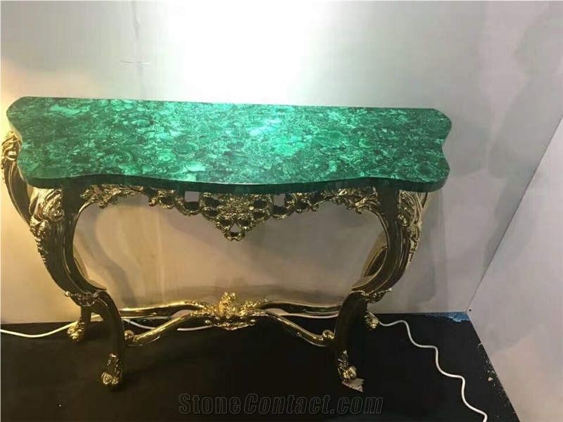 Verde Malachite Semi-Precious Stone Slab