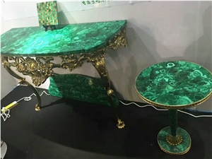 Verde Malachite Semi-Precious Stone Slab