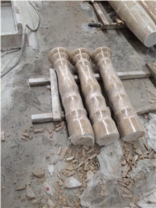 Alustrade and Handrail Set,Marble Pillars,Small Polished Carved Column
