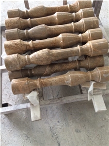 Alustrade and Handrail Set,Marble Pillars,Small Polished Carved Column