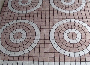 Landscape Granite Paving Stone Red Granite Driveway Pavings