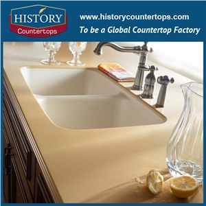 2017 New Style Hight Quality Quartz Countertops,Artificial Stone Vanity Tops, Bathroom Vanities