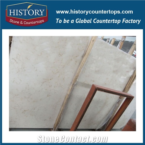 America Beige Marble Slabs & Tiles Floor Covering & Skirting & Wall Cladding Polishing Cut-To-Size Interior Decoration