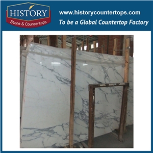 Arabescato Corchia Marble Slabs & Tiles Polishing, Good Quality Italy White Floor Covering & Wall Cladding Panel for Interior-Exterior Decoration