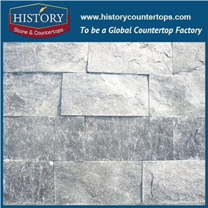 Black Slate Mushroomed Cladding, Slate Mushroom Wall Cladding, Slate Mushroom Outside Stone