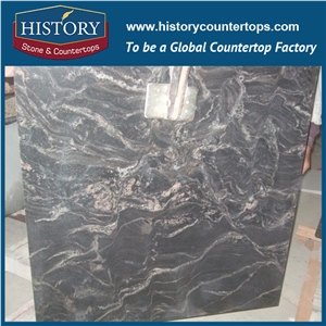 Brazil Surface Polished Ngj158 Cosmic Black Granite Floor Covering Tiles Wall Panel Clading,Interior Decoration Stone