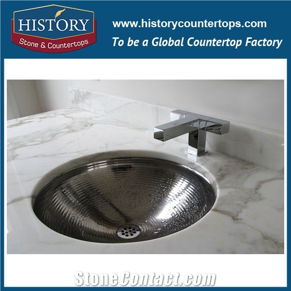 Calacatta Classico Marble,Carrara White Marble for Bathroom Vanity Top