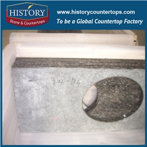 China Building Hgj045 Sapphire Blue Granite Natural Stone Type and Full Bullnose Countertop Edging Polishing Ready Made for Countertops & Vanity Top