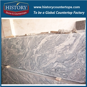 China Building Nature Stone Multicolor Grain Granite Unique Delicate Modern Custom Solid Surface for Kitchen Used Countertops & Island Tops