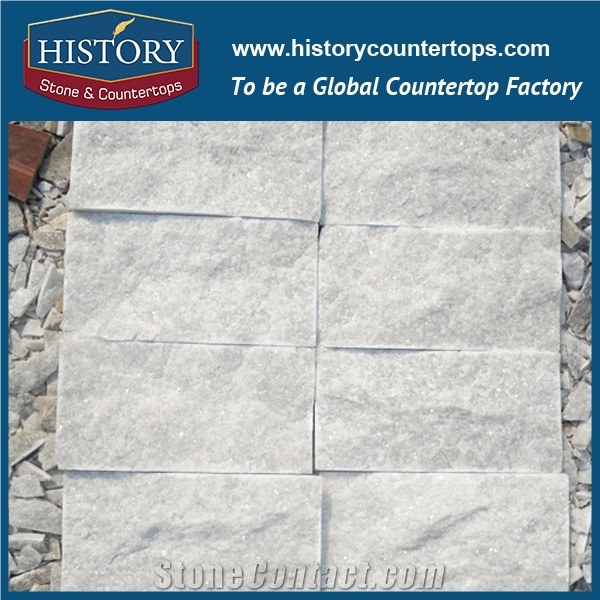 China Customized Natural Quartzite Light Pink Tiles, Quartzite Wall Panel and Flooring Covering Mushroomed Stone