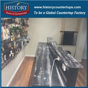 China Manufacturer Natural Stone Silver Dragon Marble Tables Marble Counter Top Center Table Kitchen Cabinet