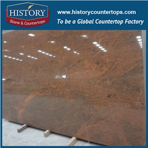 China Multicolor Symphony Red Granite Slabs and Tiles, Solid Surface Kitchen Countertops and Bathroom Vanity Tops, Polishing Wall and Floor Covering