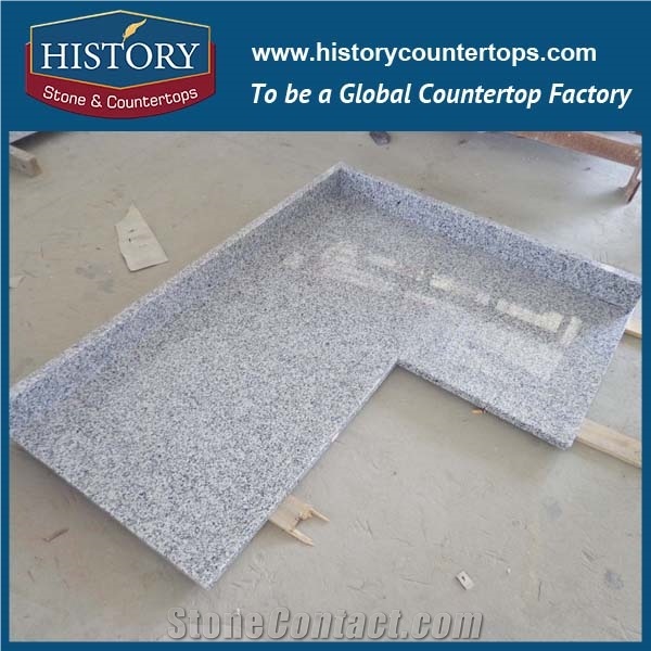 China Natural Stone Sardinian White Granite Polished Trim Molding Inlay Modern Style Finishing Furniture Kitchen Countertop for Hotel Project