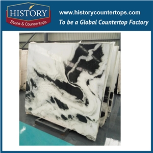 China Surface Polished Nm165 Panda White Marble Floor Covering Tiles Wall Panel Clading,Interior Decoration Stone