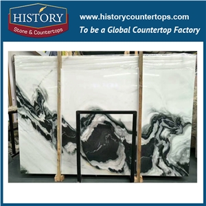 China Surface Polished Nm165 Panda White Marble Floor Covering Tiles Wall Panel Clading,Interior Decoration Stone