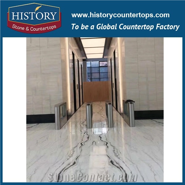 China Surface Polished Nm165 Panda White Marble Floor Covering Tiles Wall Panel Clading,Interior Decoration Stone