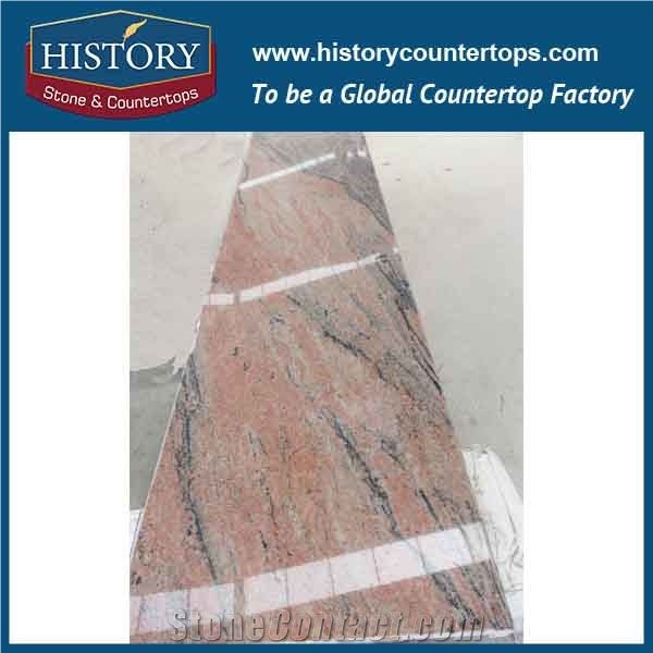 Chinese Building Hgj017 Multicolor Red Flat Eased Antique Modular Custom Made Furniture Unique Inlay Material for Countertops & Bathroom Vanity Top