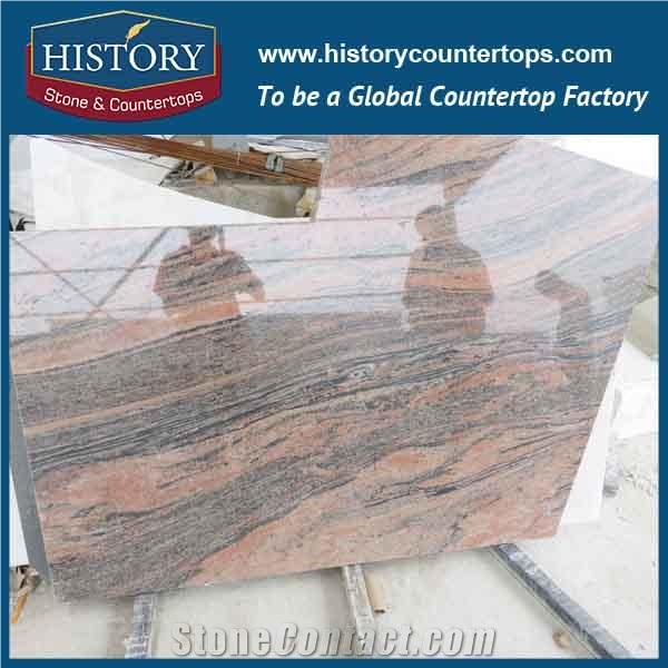 Chinese Building Hgj017 Multicolor Red Flat Eased Antique Modular Custom Made Furniture Unique Inlay Material for Countertops & Bathroom Vanity Top