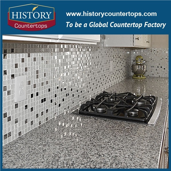 Chinese Cheap G640 Luna Peatl &Sardinian White Granite Surpplier,Sale for Kitchen Countertops,Worktops,Island Tops,Desk Tops,Slabs
