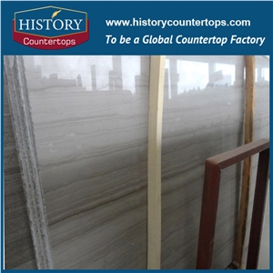 Chinese Serpeggiante Marble Good Quality/ Own Factory Athens Grey Wood Grain a Grade Honed White Wooden Vein Silver Polished Slabs,Flooring Tiles