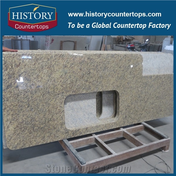 Chinese Supplier Good Quality and High Polished Granite, Solid Surface Natural Stone for Kitchen Countertop and Worktop Bar Top Island Tops Bench