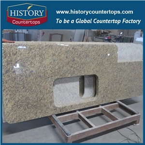 Chinese Supplier Good Quality and High Polished Granite, Solid Surface Natural Stone for Kitchen Countertop and Worktop Bar Top Island Tops Bench