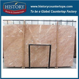 Classic Pink-Tea Rose Marble Slabs Polishing, Philippines Marble Natural Stone, Orange/Bookmatch Slabs Panel for Decor Wall and Floor Covering Tiles