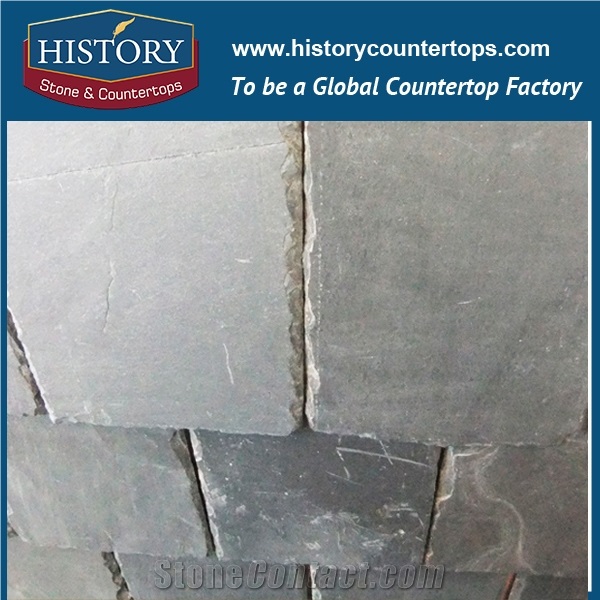 Cloudy Grey All Chiseled Edges Rectangle Shape Slate Stone for Roof Covering and Coating/Exterior Roofing Decoration