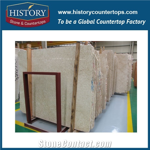 Creme De Paris, Golden Dragon, Burley Yellow, Paris Beige Marble Slabs Polishing Floor & Wall Covering Tiles Cut-To-Size Interior Decoration